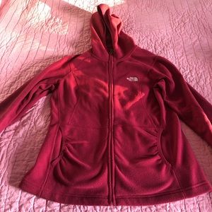 The North Face fleece full zip jacket